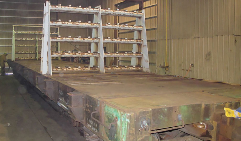 300 Ft Specialty Rail Train Flat Cars