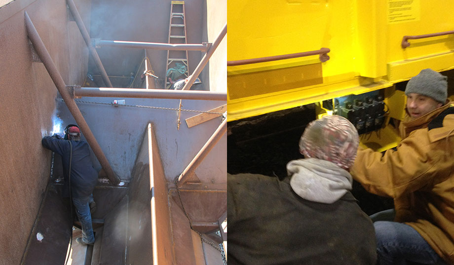 Automated Ballast Car RIS Collage