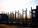 Log Bunk Flat Cars