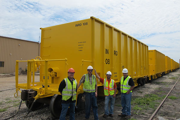 Automated Air Powered Ballast Cars